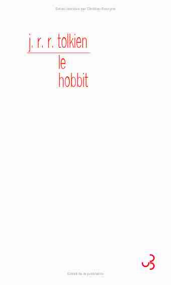 [PDF] Le Hobbit - Numilog