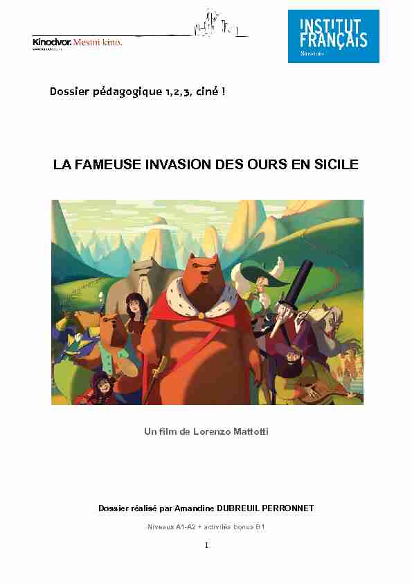 [PDF] LA FAMEUSE INVASION DES OURS EN SICILE - Kinodvor