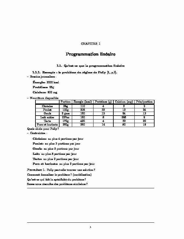 [PDF] Programmation linéaire