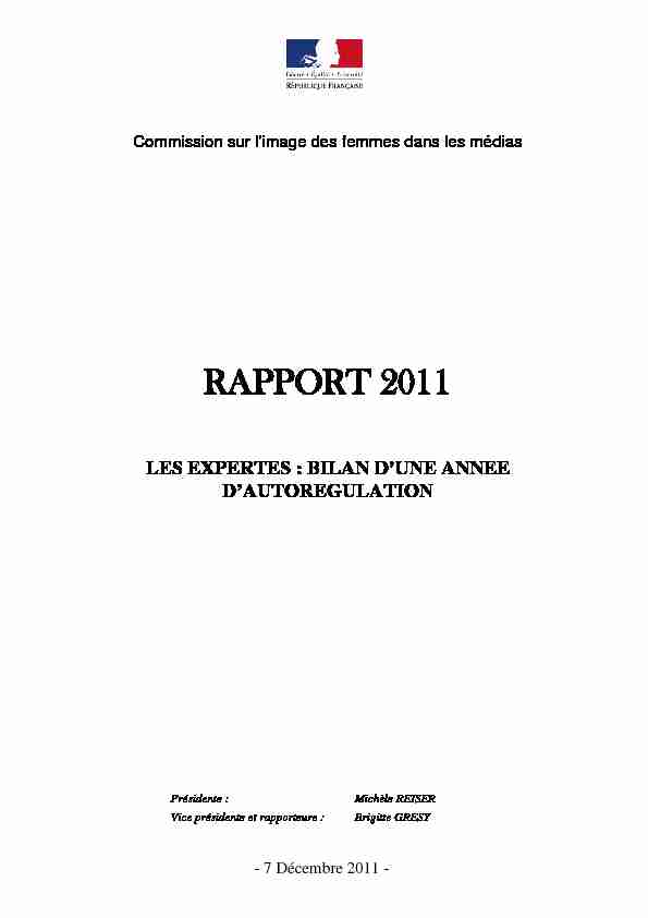 RAPPORT 2011