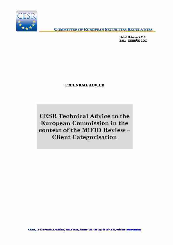 10-1040 Technical Advice Client Categorisation 3