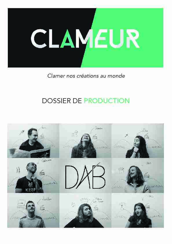 [PDF] Dossier De Production - Aurélien Elias