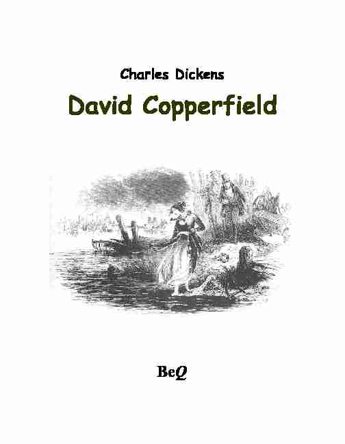 David Copperfield 1 - Ebooks gratuits