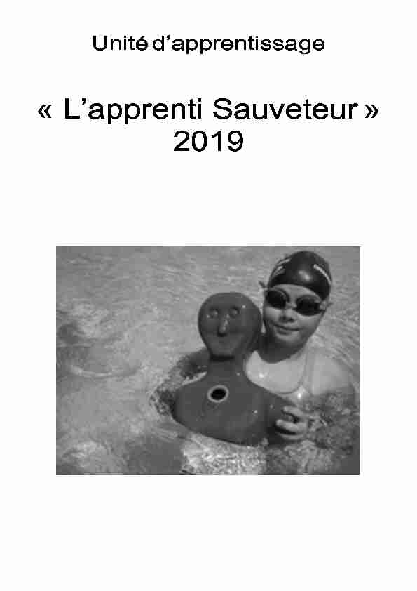« Lapprenti Sauveteur » 2019