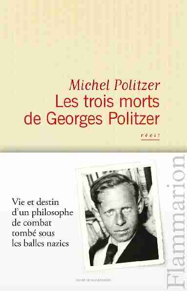 Les trois morts de Georges Politzer - Rackcdncom
