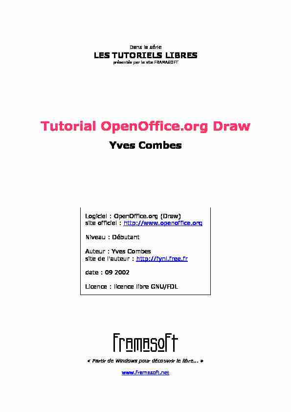 Tutorial OpenOffice.org Draw