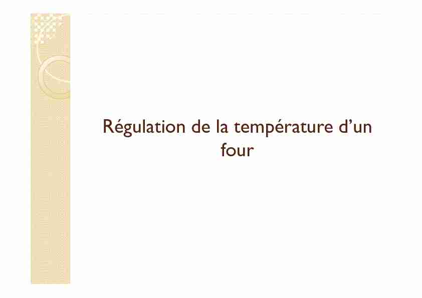 Régulation de la température dun four (2) [Mode de compatibilité]