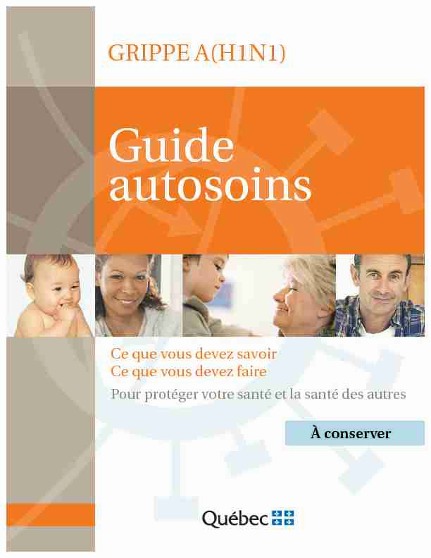 Guide autosoins - Grippe A(H1N1)
