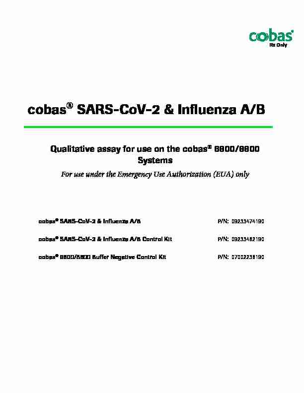Fact sheet for patients - cobas SARS-CoV-2 & Influenza A/B