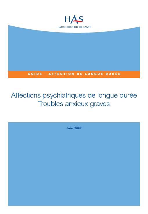 [PDF] Troubles anxieux - Haute Autorité de Santé