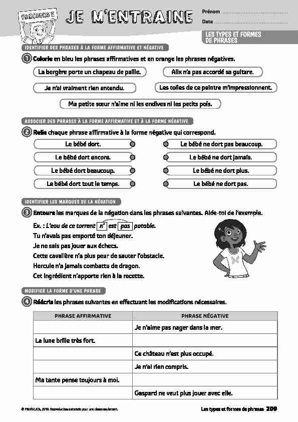 [PDF] grammaire-fiches-exercices-au-choix-Phrases-CM1pdf