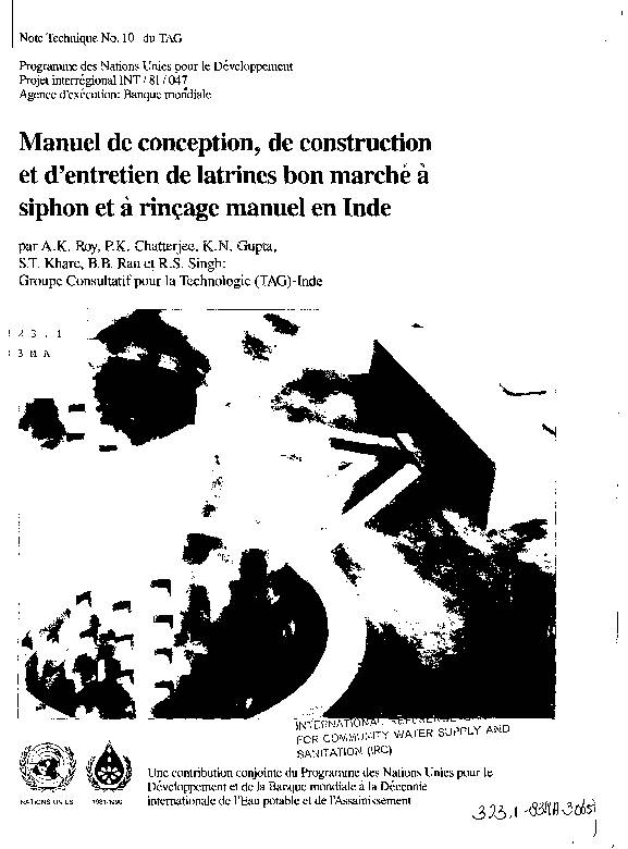[PDF] Manuel de conception, de construction et dentretien de latrines bon