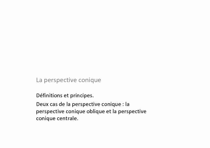 [PDF] La perspective conique - WordPresscom