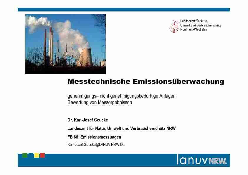 Geueke Durchführung von Emissionsmessungen und Bewertung2