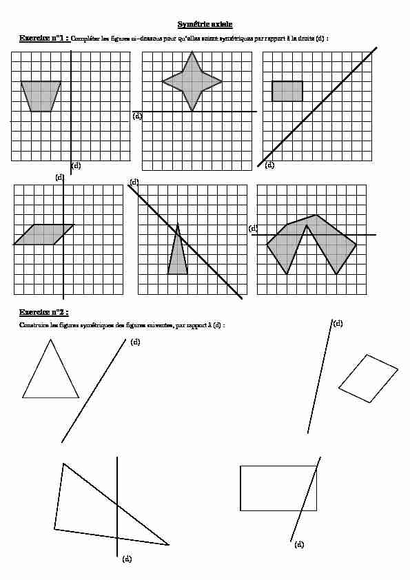 [PDF] Symétrie axiale – exercices