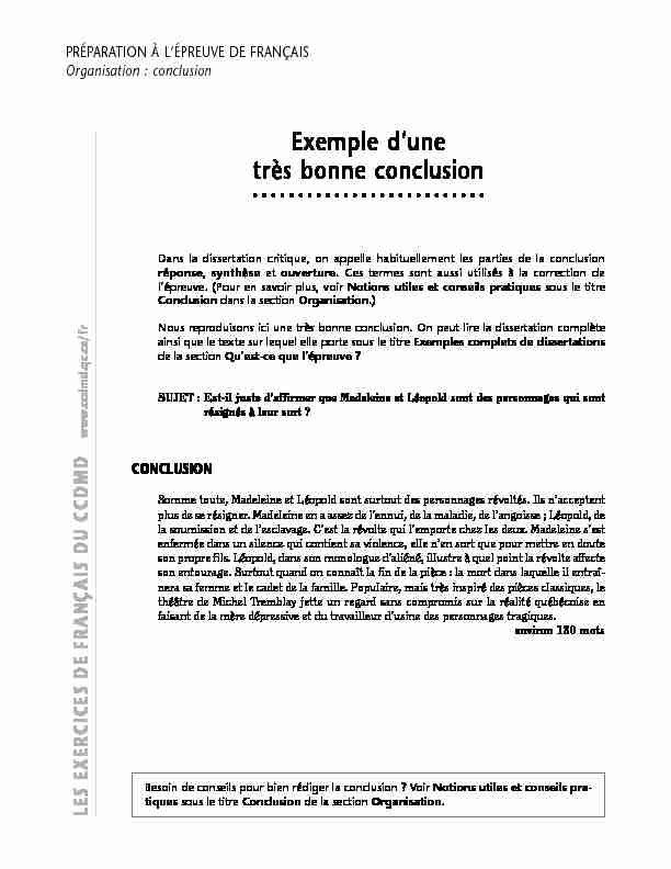 [PDF] Exemple dune très bonne conclusion