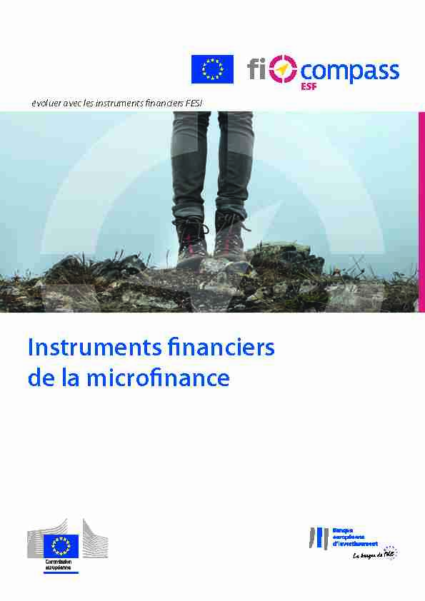 Instruments financiers de la microfinance