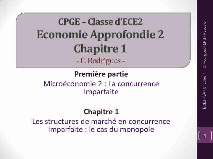 [PDF] CPP et Monopole EA - Eloge des SES