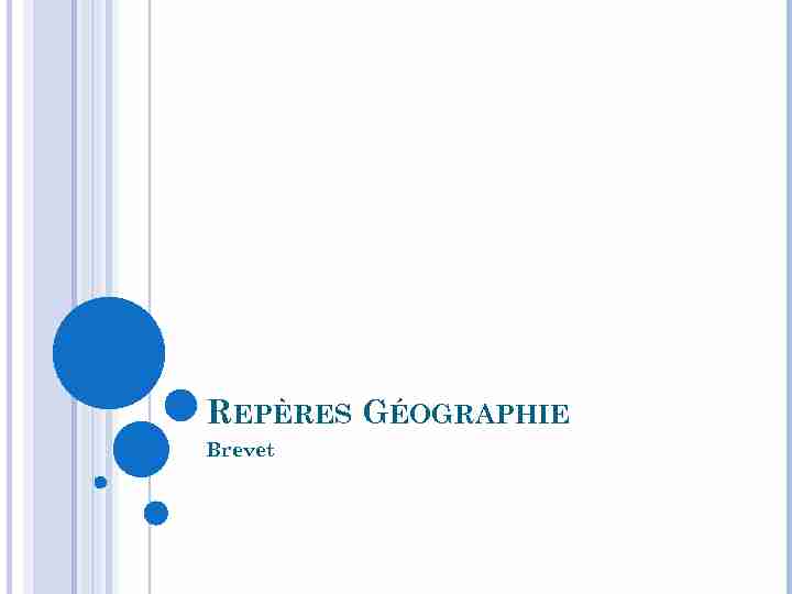 [PDF] Repères Géographie