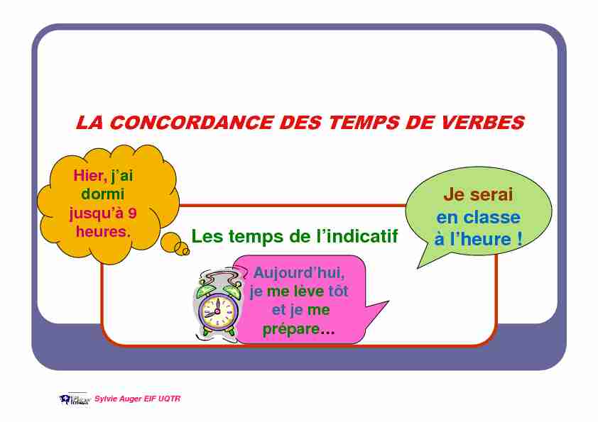 [PDF] La concordance des temps de verbes intermédiaire-avancé