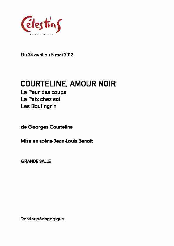 [PDF] Dossier Pédagogique Courteline