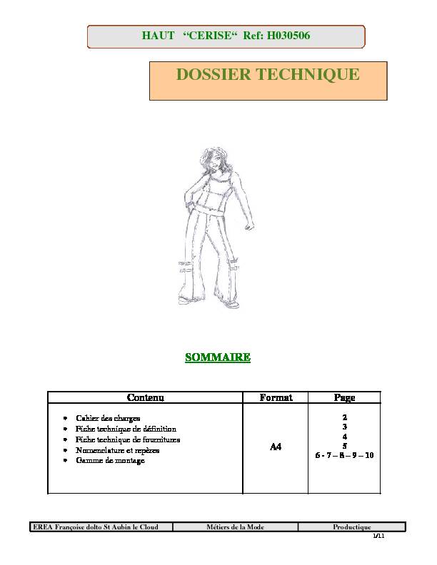 dossier technique - Académie de Poitiers