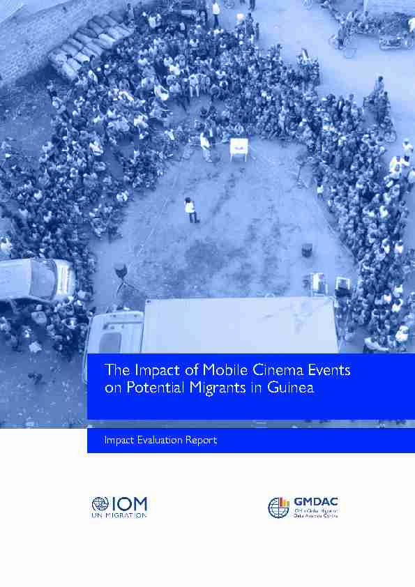 The Impact of Mobile Cinema Events on Potential Migrants in Guinea