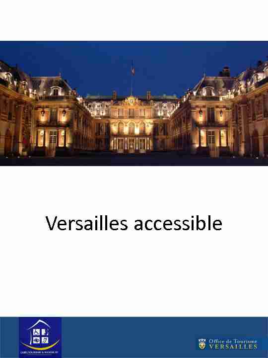 Versailles accessible
