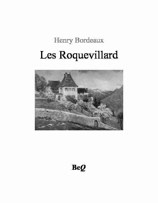 [PDF] Les Roquevillard - La Bibliothèque électronique du Québec