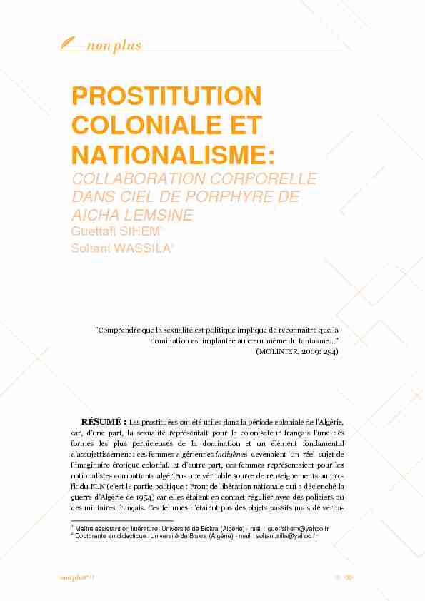07. DOS - Prostitution coloniale et nationalisme - Guetafi