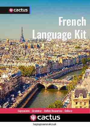 French Language Kit