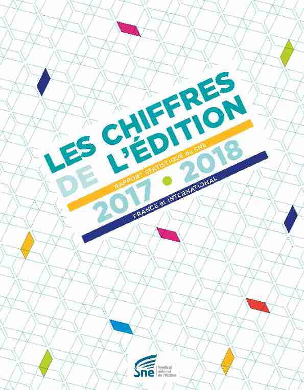LES CHIFFRES DE LÉDITION