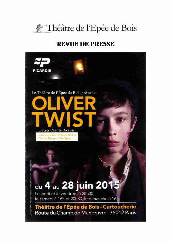 « Oliver Twist »