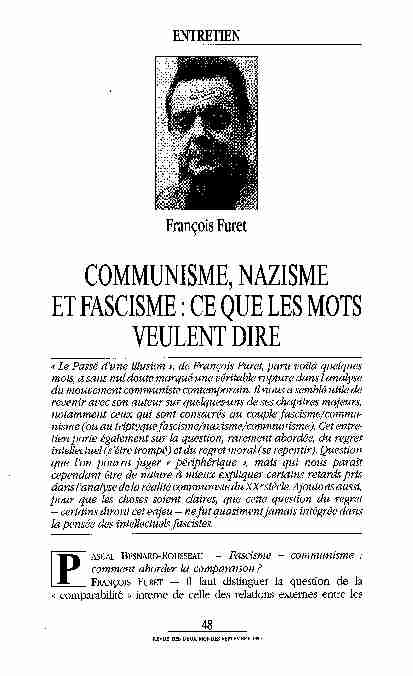 [PDF] COMMUNISME NAZISME ET FASCISME - Revue des Deux Mondes