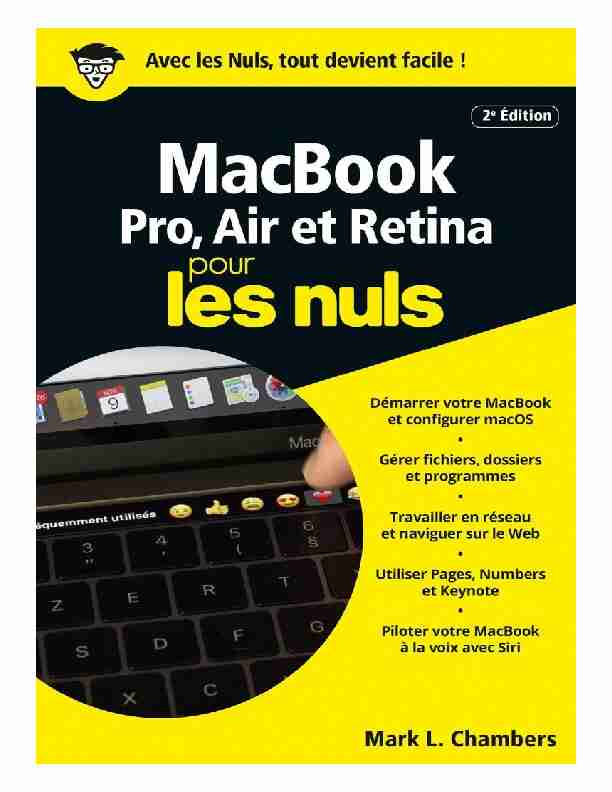 MacBook pour les Nuls poche 2e édition