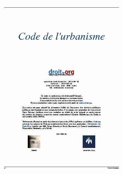 [PDF] Code de lurbanismepdf