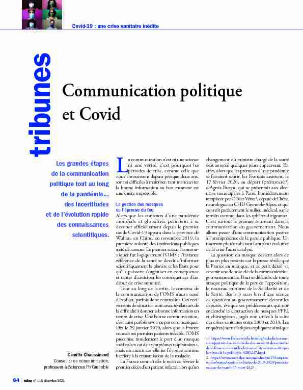 Communication politique et Covid