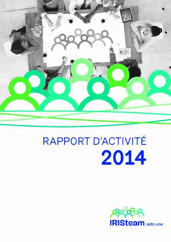 RAPPORT D ACTIVITÉ 2014 - Cirb Cibg Bric