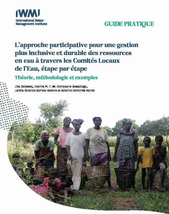 [PDF] Lapproche participative pour une gestion plus inclusive et durable