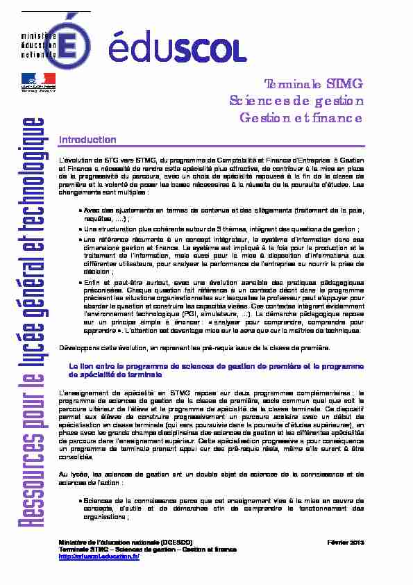 [PDF] Terminale STMG - Académie Nancy-Metz
