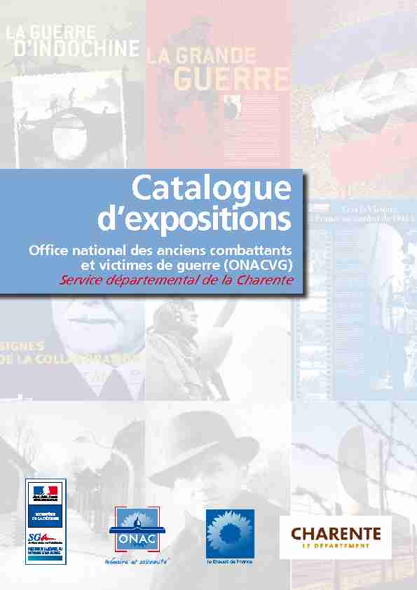 Catalogue dexpositions