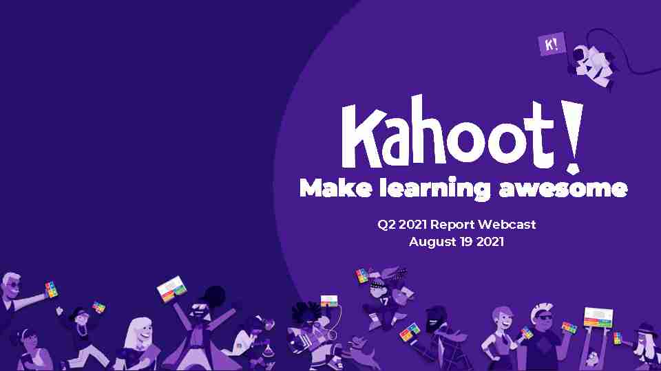 Kahoot! Company Presentation