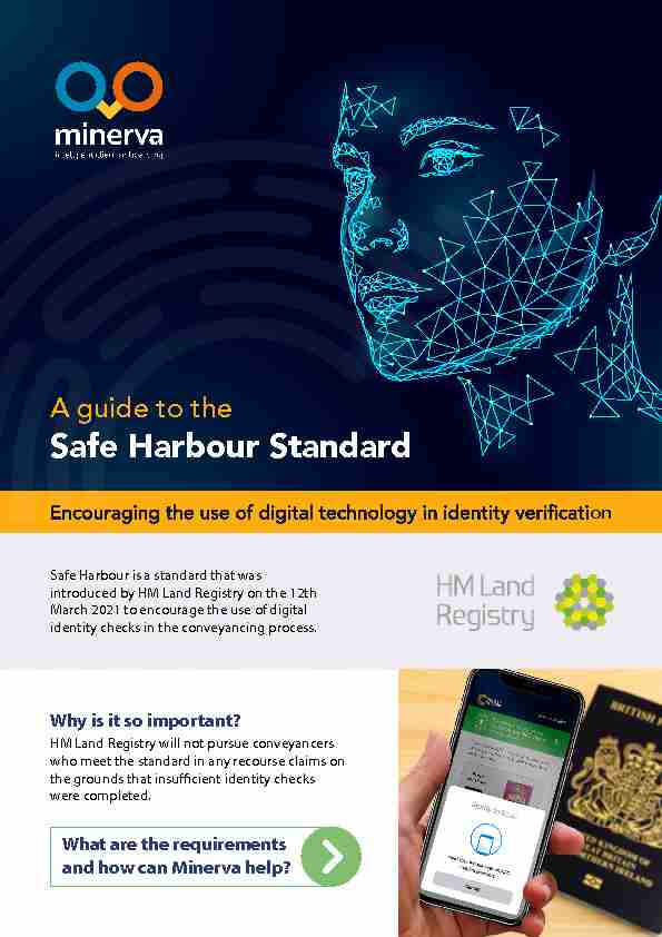 [PDF] Safe Harbour Standard - Minerva