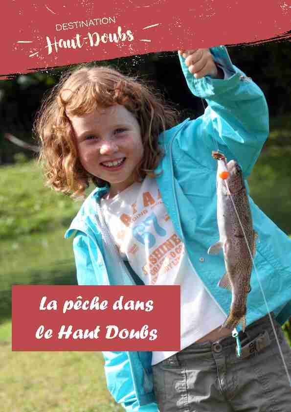 [PDF] La pêche dans le Haut Doubs - Office de tourisme de Val de Mouthe
