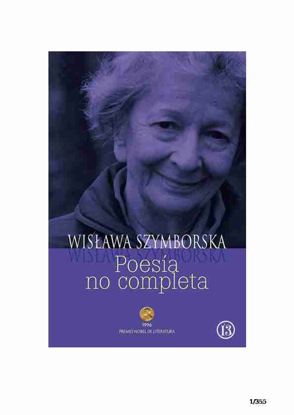 Poesía no completa - Wis?awa Szymborska.pdf