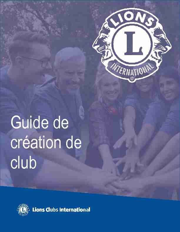 Guide de création de nouveaux clubs