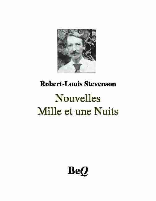 Robert-Louis Stevenson - Nouvelles Mille et une Nuits