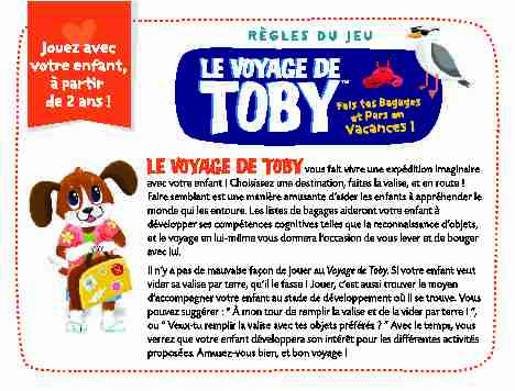 Le Voyage de Toby Règle - 1jour-1jeu.com