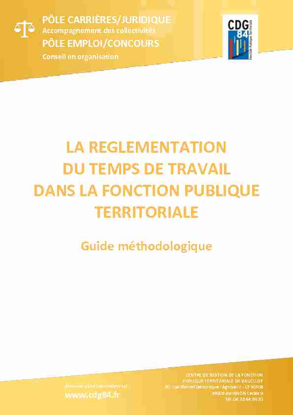 [PDF] Guide-temps-de-travailpdf - CDG 84
