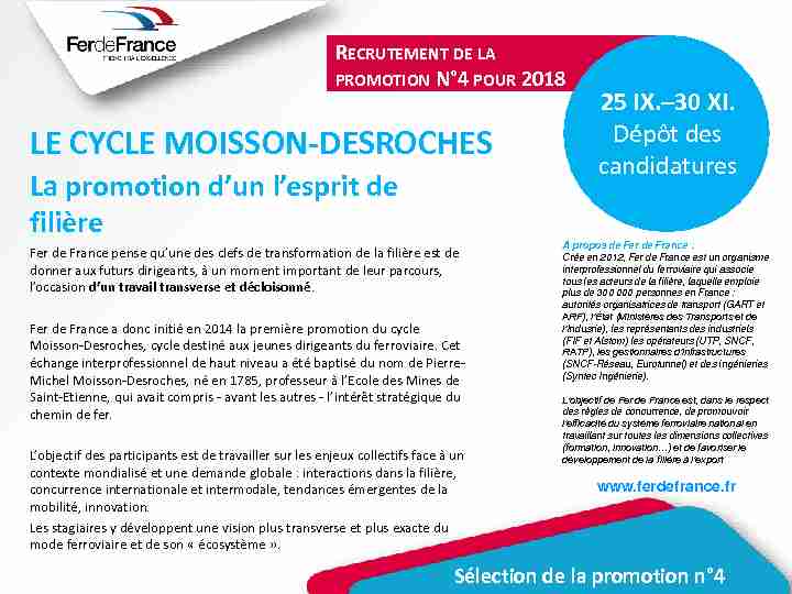 CYCLE MOISSON DESROCHES